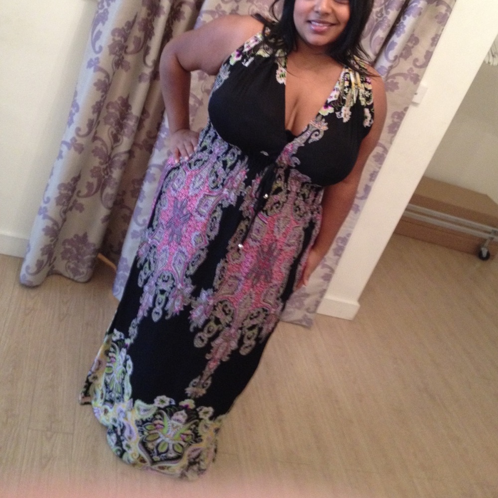 Patterned Maxi Dress